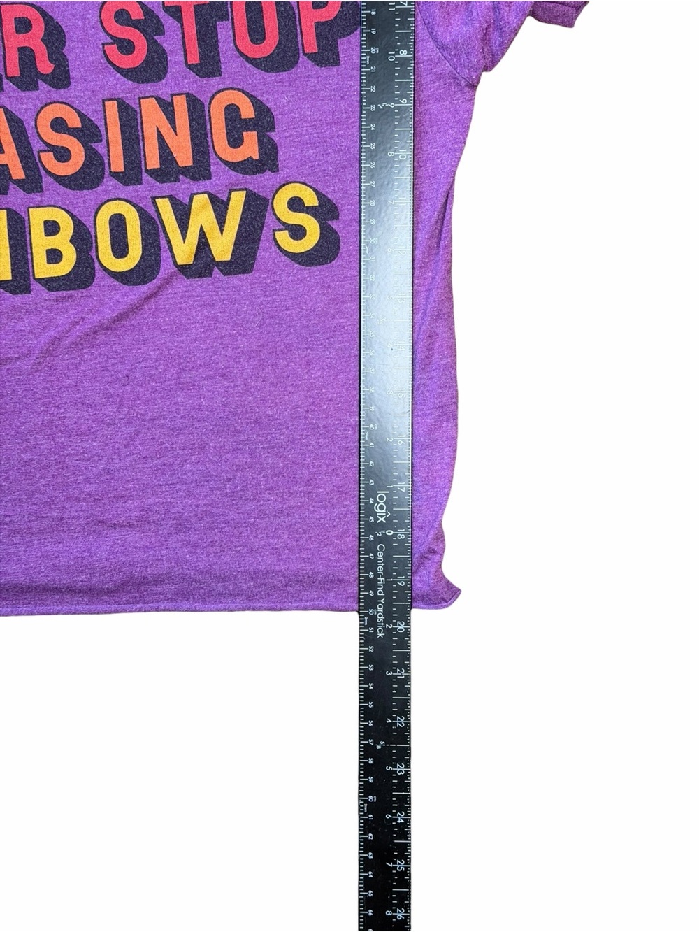 Aviator Nation Smiley Graphic Crop T-Shirt Women’s S Purple Rainbow California - Picture 11 of 12